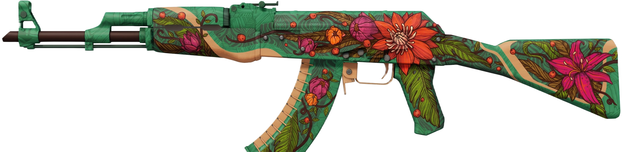 AK-47 Wild Lotus, skin real de CS2